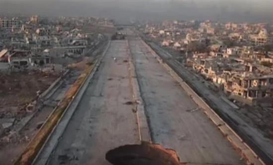 Συγκλονίζει το βίντεο από drone της ισοπεδωμένης ανατολικής Γούτα